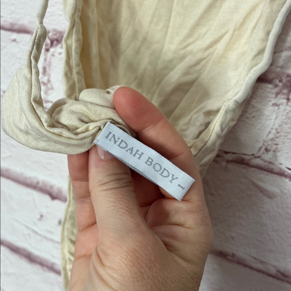 Dna Solid String Back Bodysuit In Beige Like New … - image 6